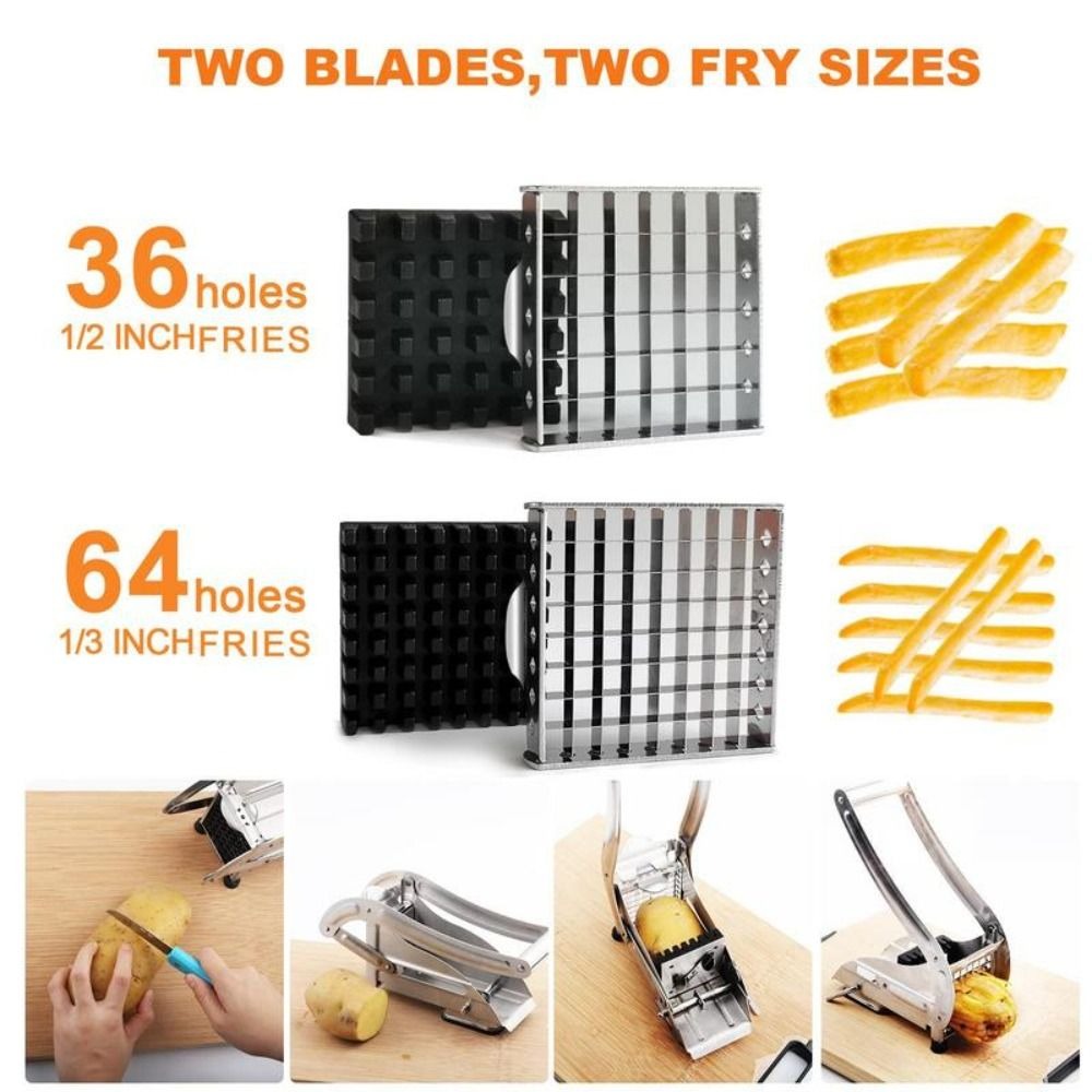 Potato Masher Ricer - قطاعة بطاطس مقلية يدوية من الفولاذ