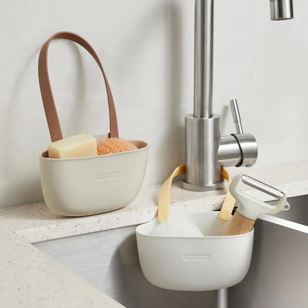 Kitchen Gadgets Storage Ideas - بالوعة المطبخ الإسفنج حامل للحمام صحن