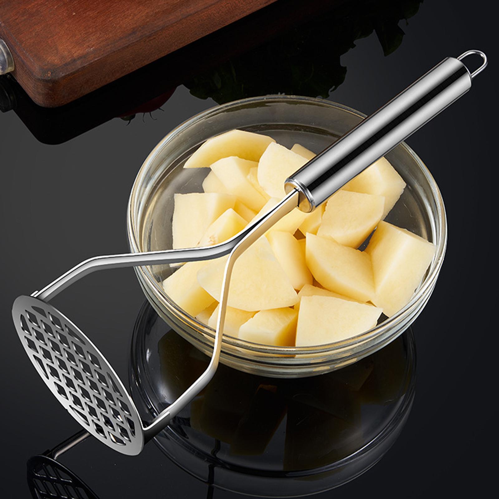 Potato Masher Ricer - مكبس بطاطس يدوي من الفولاذ المقاوم