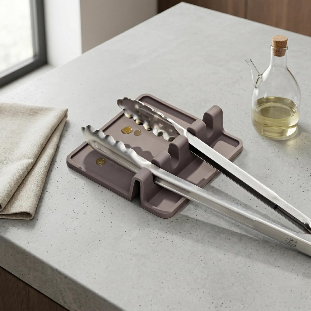 Kitchen Gadgets Ideas - حامل ملاعق من السيليكون المقاوم للحرارة