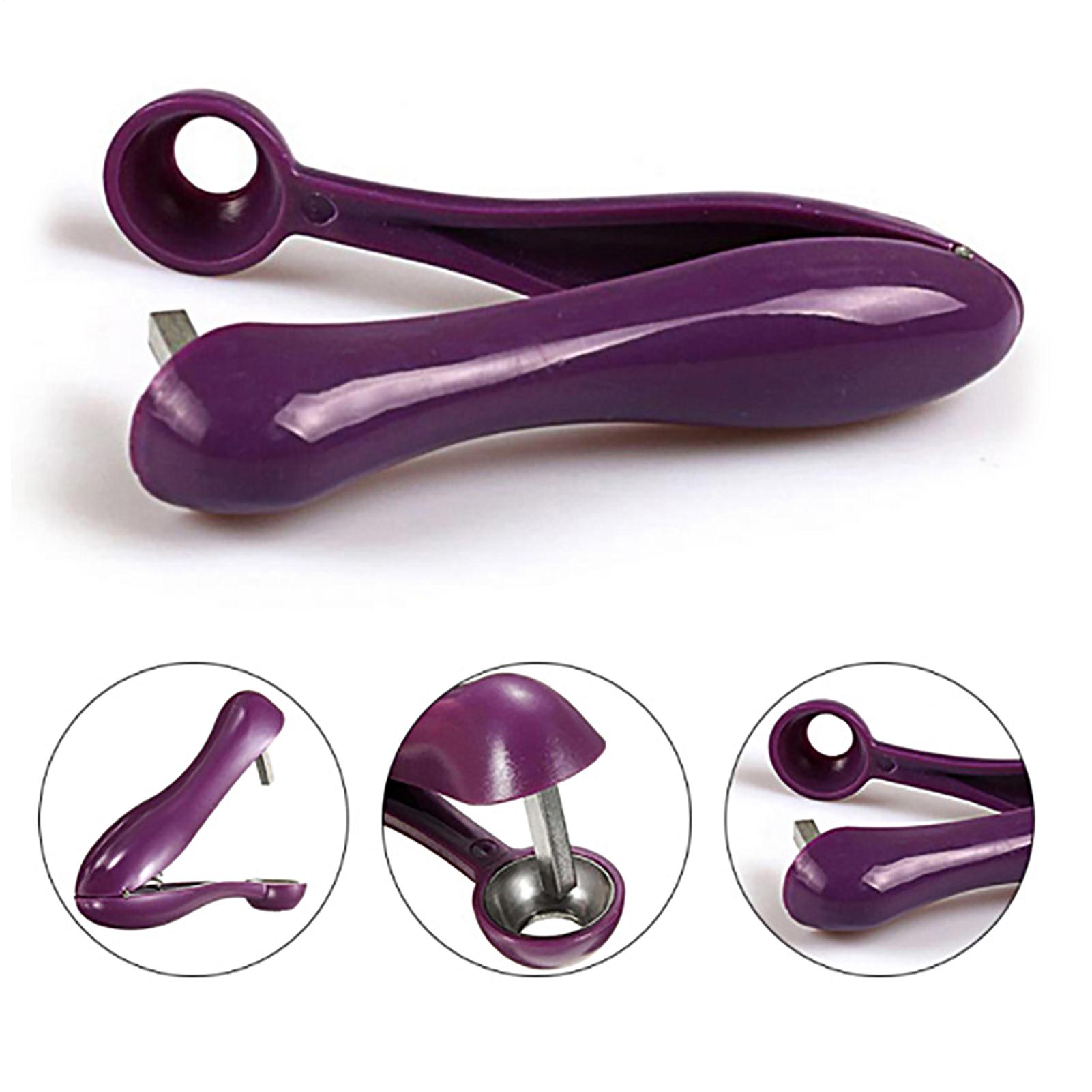 Kitchen Gadgets Kitchen - أداة محمولة لإزالة نوى الكرز والزيتون،