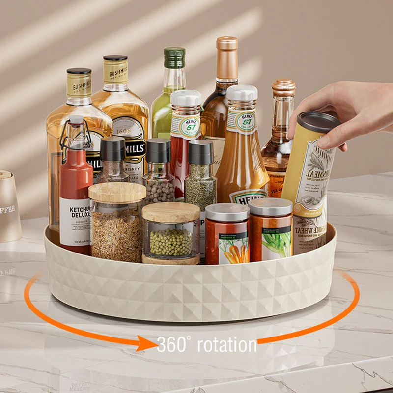 Kitchen Gadgets Storage Ideas - رف تخزين دوار 360 درجة متعدد