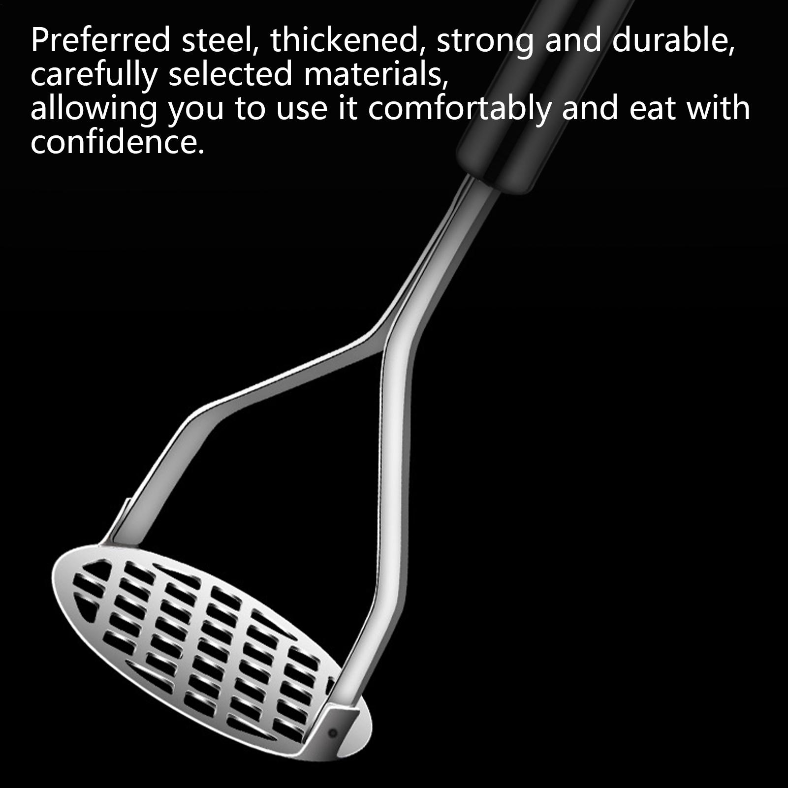 Potato Masher Ricer - مكبس بطاطس يدوي من الفولاذ المقاوم
