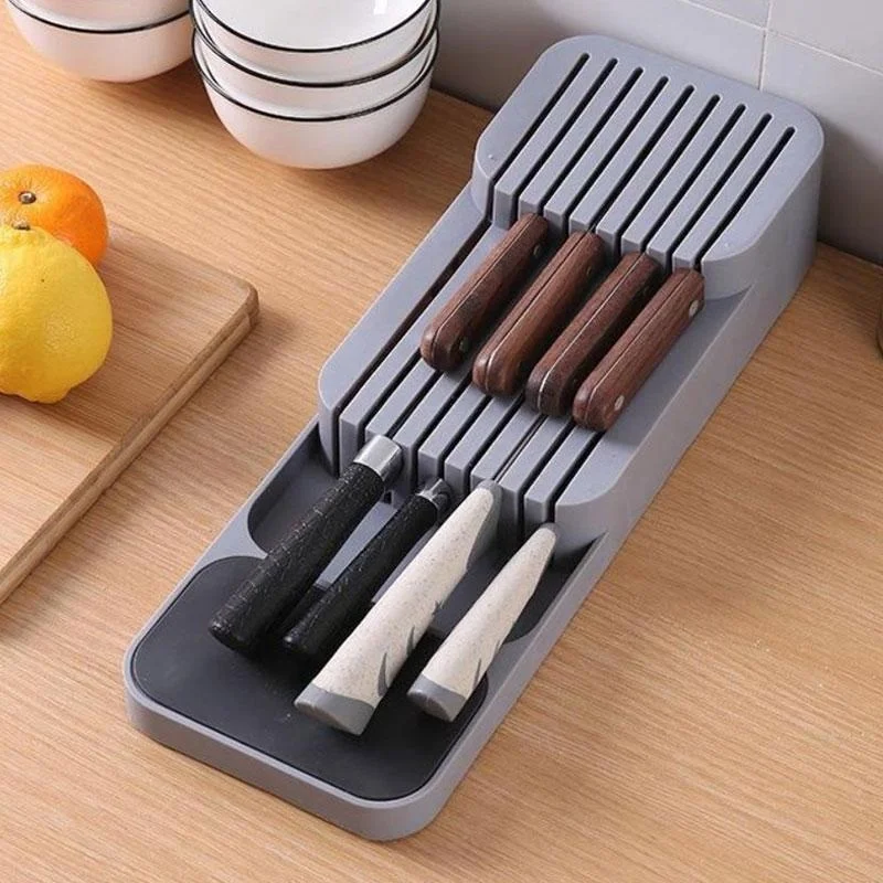 Kitchen Gadgets Storage Ideas - JJYY جديد عملي درج منظم السكاكين