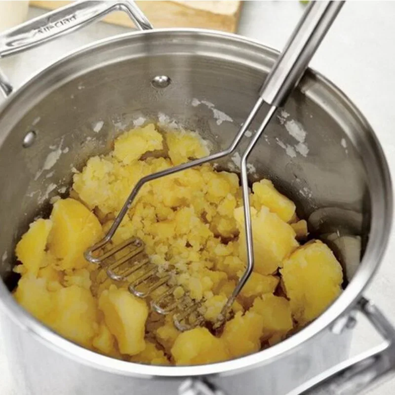 Potato Masher Ricer - قطعة واحدة من أدوات المطبخ المصنوعة
