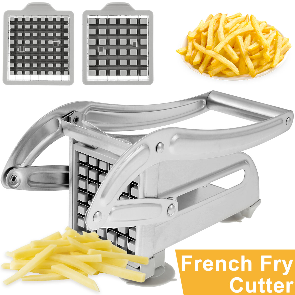 Potato Masher Ricer - قطاعة القلي الفرنسية المصنوعة من الفولاذ
