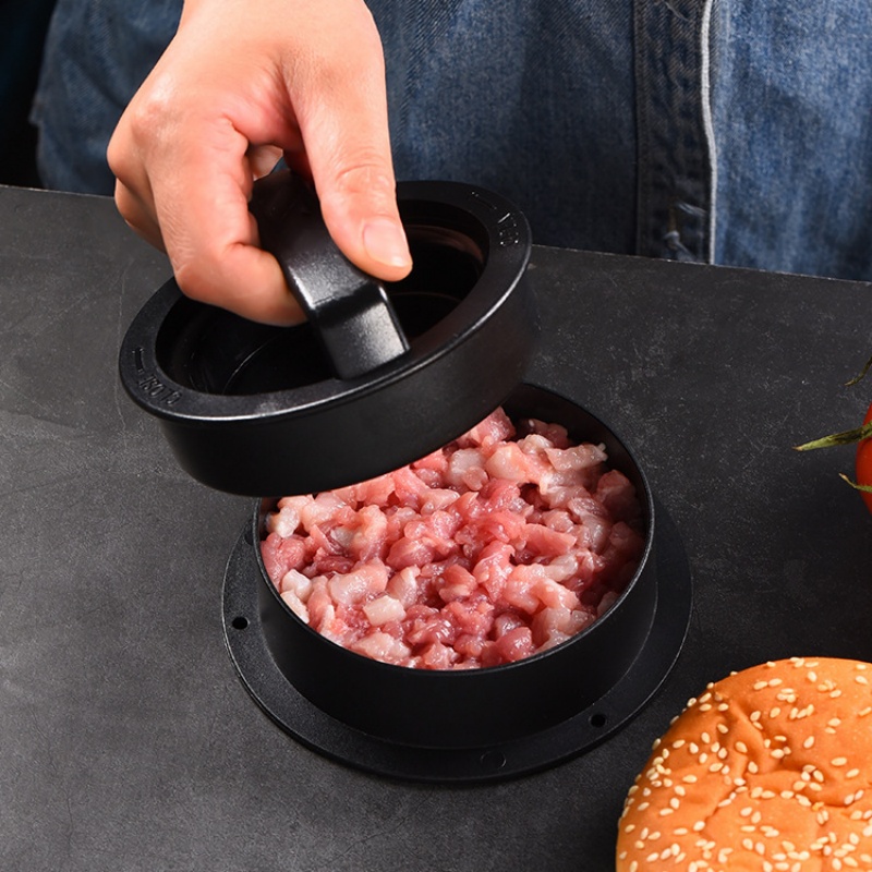 مكابس همبرغر مستديرة مكابس برج - مراجعة Kitchen Helper Gadgets وسعره