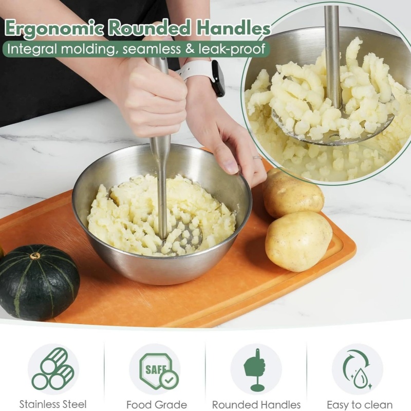 هراسة بطاطس وعصارة ثوم، أدوات  - مراجعة Potato Masher Ricer وسعره
