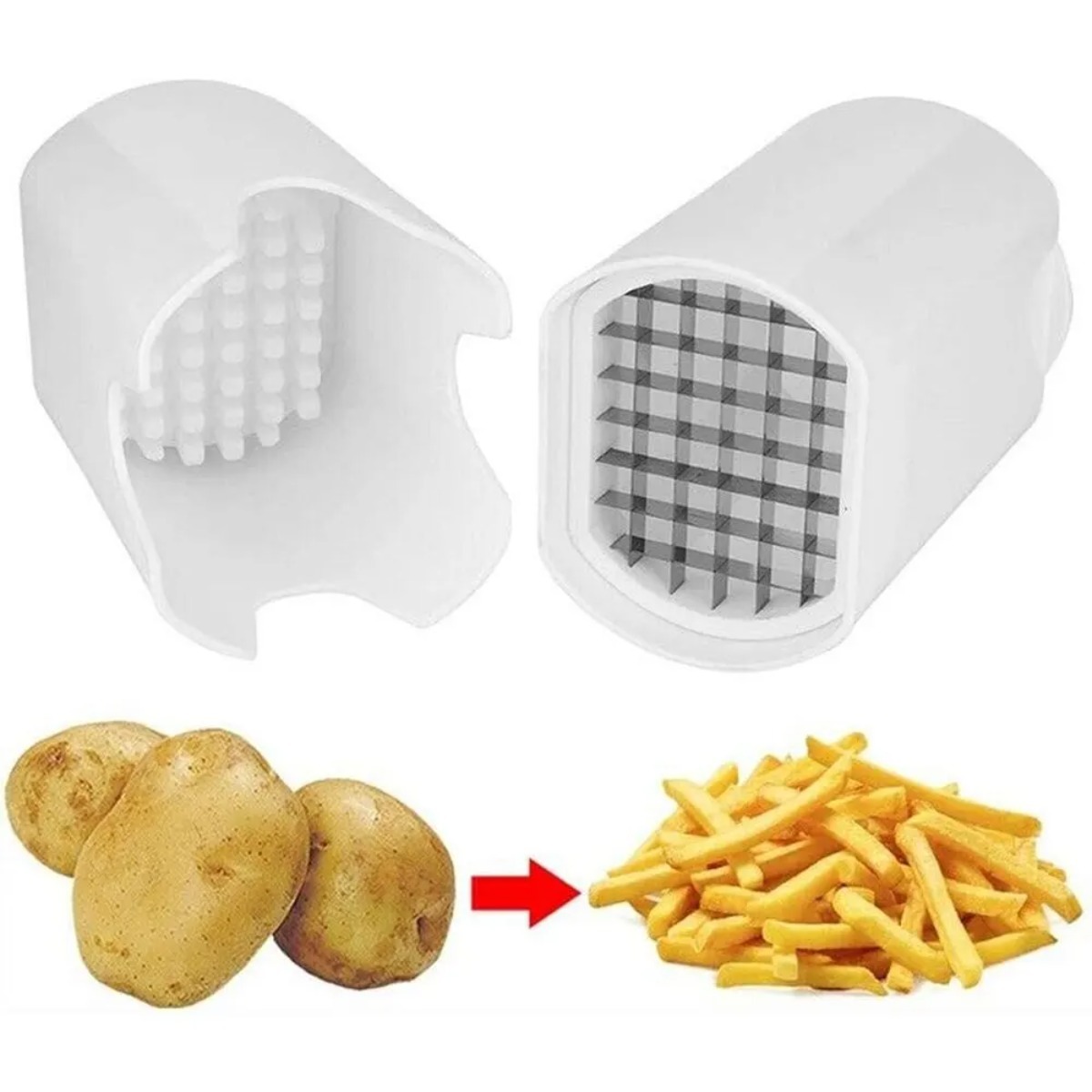 أداة تقطيع القلي الفرنسية البي - مراجعة Potato Masher Ricer وسعره