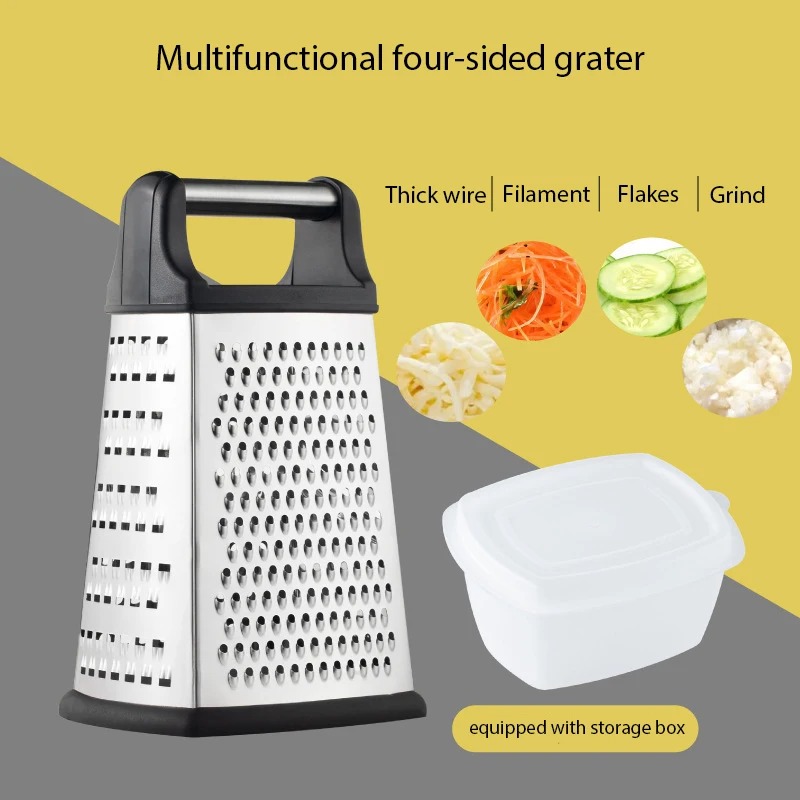 مبشرة خضروات رباعية الجوانب عل - مراجعة Household Kitchen Gadgets Vegetable Cutter Silk Cutter وسعره