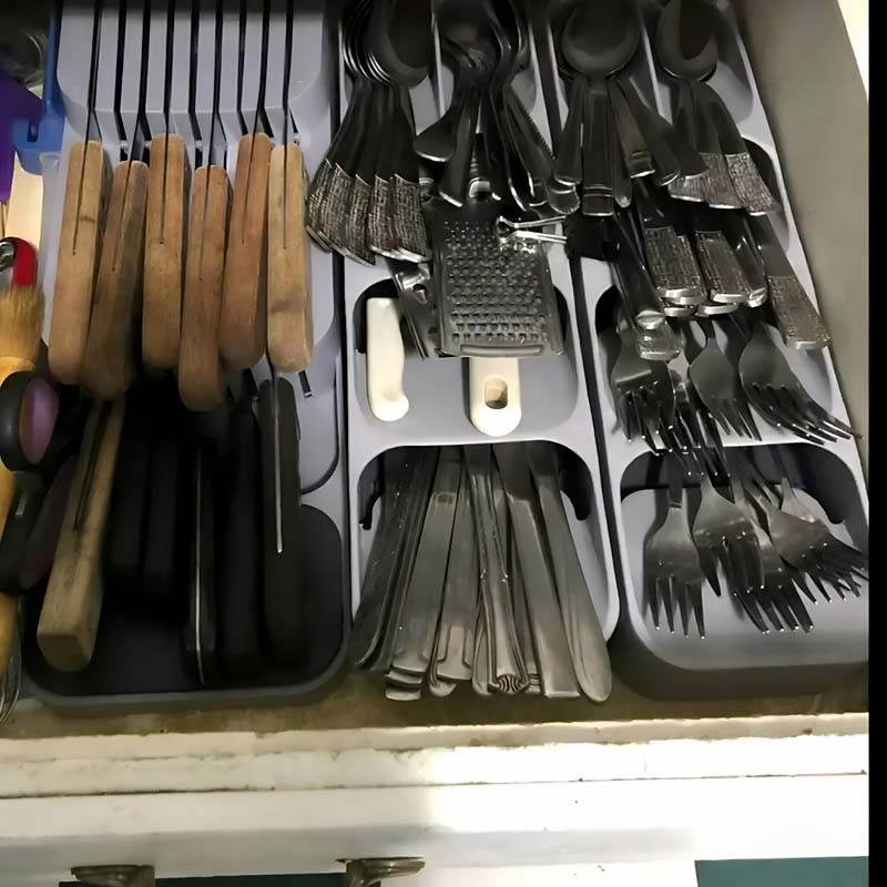 صندوق تخزين عملي للأدوات - إكس - مراجعة Kitchen Gadgets Storage Ideas وسعره