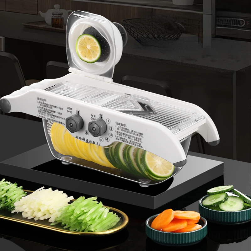 متعددة الوظائف الليمون القطاعة - مراجعة Household Kitchen Gadgets Vegetable Cutter Silk Cutter وسعره