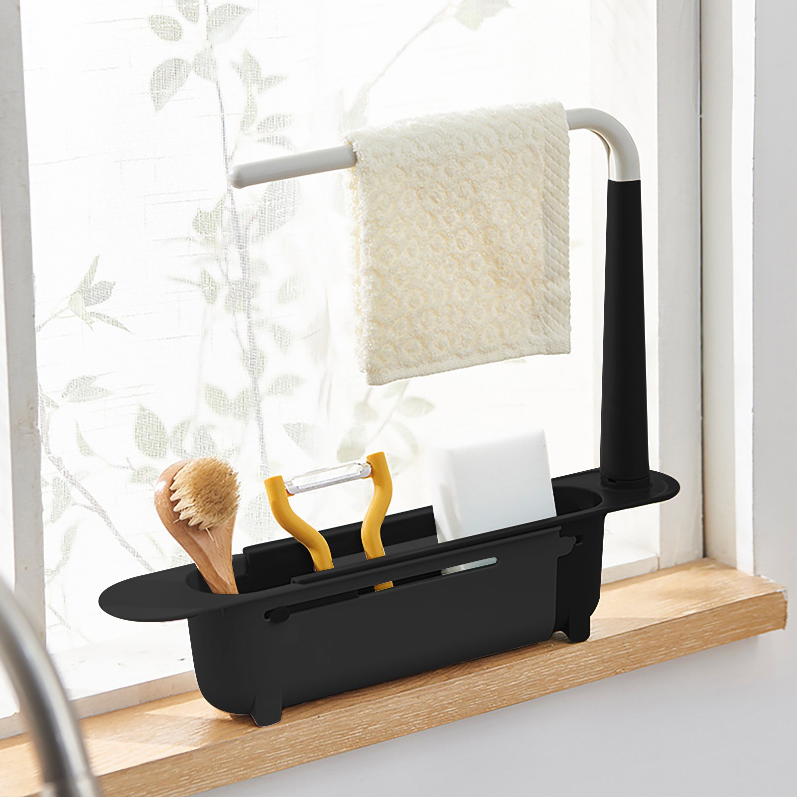 تجفيف بالوعة Elescopic ، منظم  - مراجعة Kitchen Gadgets Storage Ideas وسعره