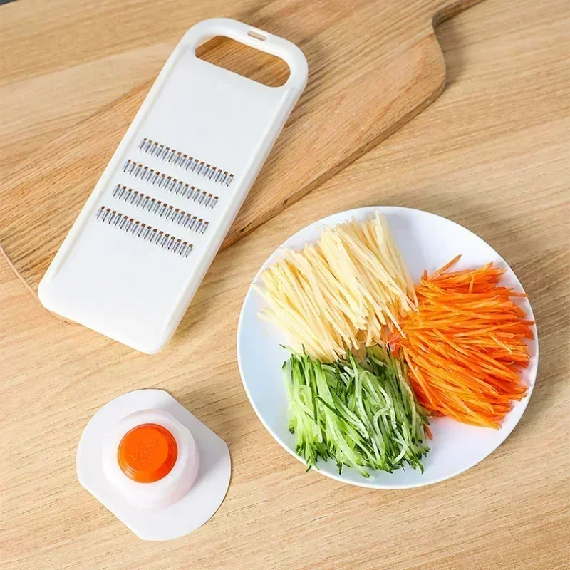 مبشرة الخضار القطاعة الجزرة ال - مراجعة Household Kitchen Gadgets Vegetable Cutter Silk Cutter وسعره