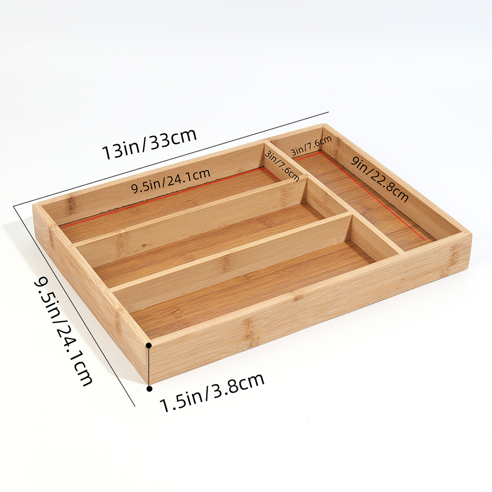 أدوات المائدة الخيزران تقسيم ص - مراجعة Kitchen Gadgets Storage Ideas وسعره