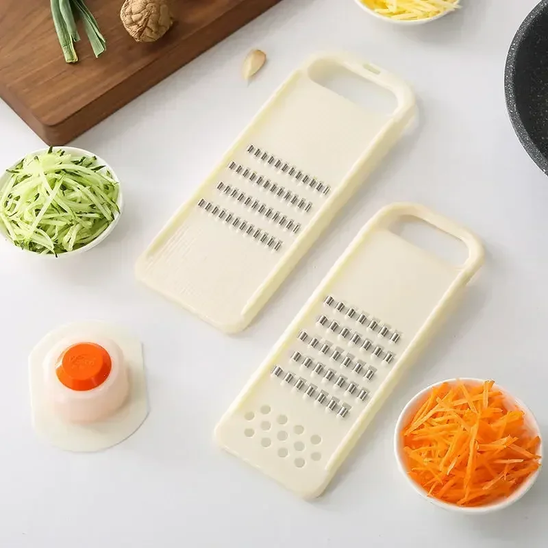 مبشرة الخضار القطاعة الجزرة ال - مراجعة Household Kitchen Gadgets Vegetable Cutter Silk Cutter وسعره