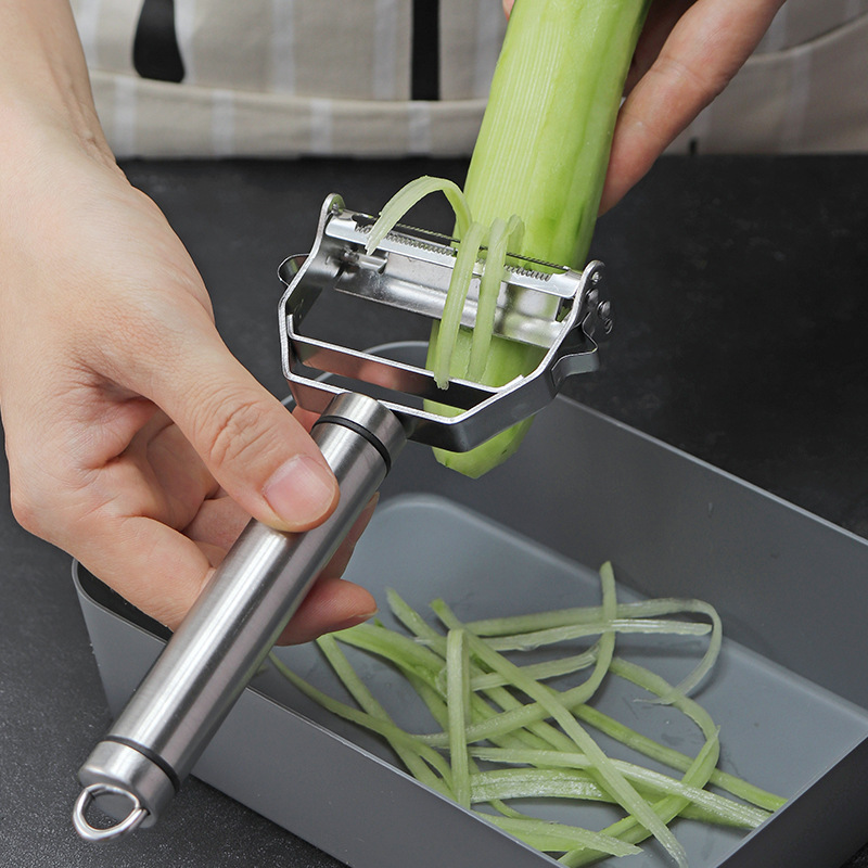 4 في 1 الفولاذ المقاوم للصدأ م - مراجعة Household Kitchen Gadgets Vegetable Cutter Silk Cutter وسعره