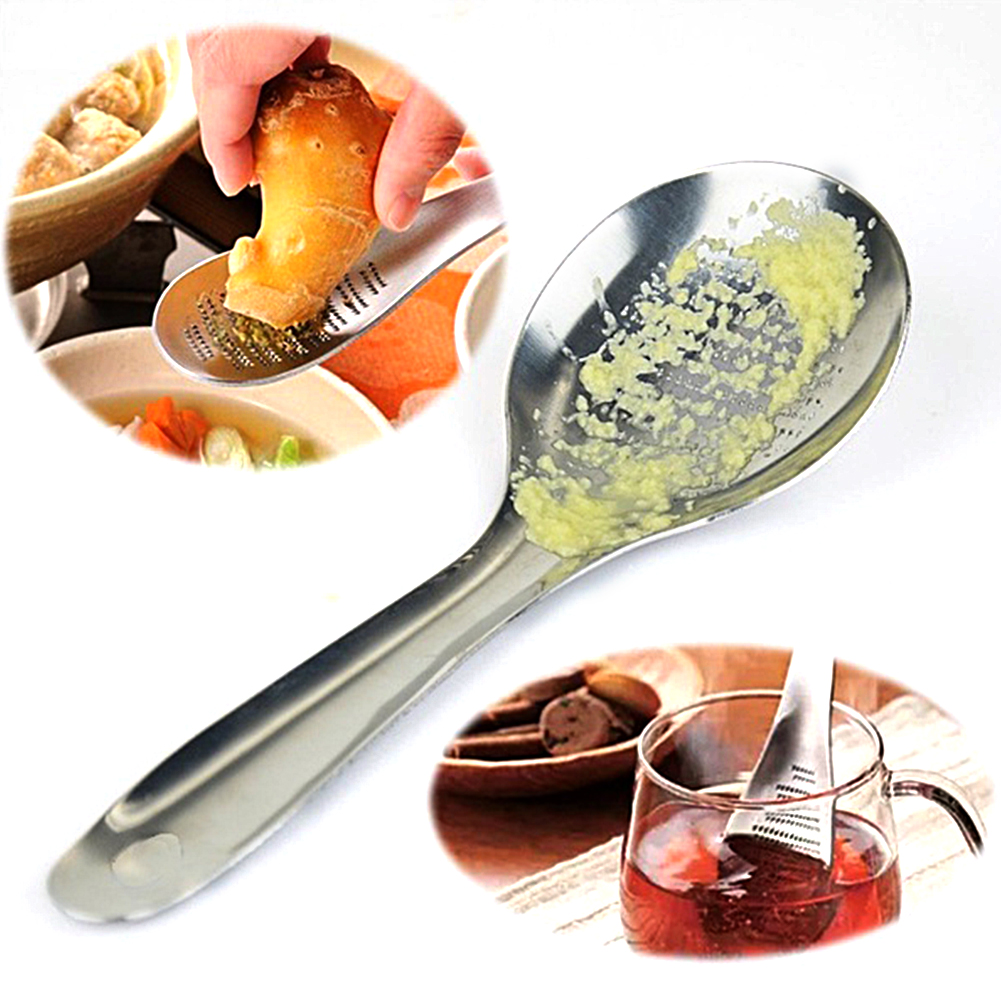 اكسسوارات المطبخ ملعقة شكل مبش - مراجعة Household Kitchen Gadgets Vegetable Cutter Silk Cutter وسعره