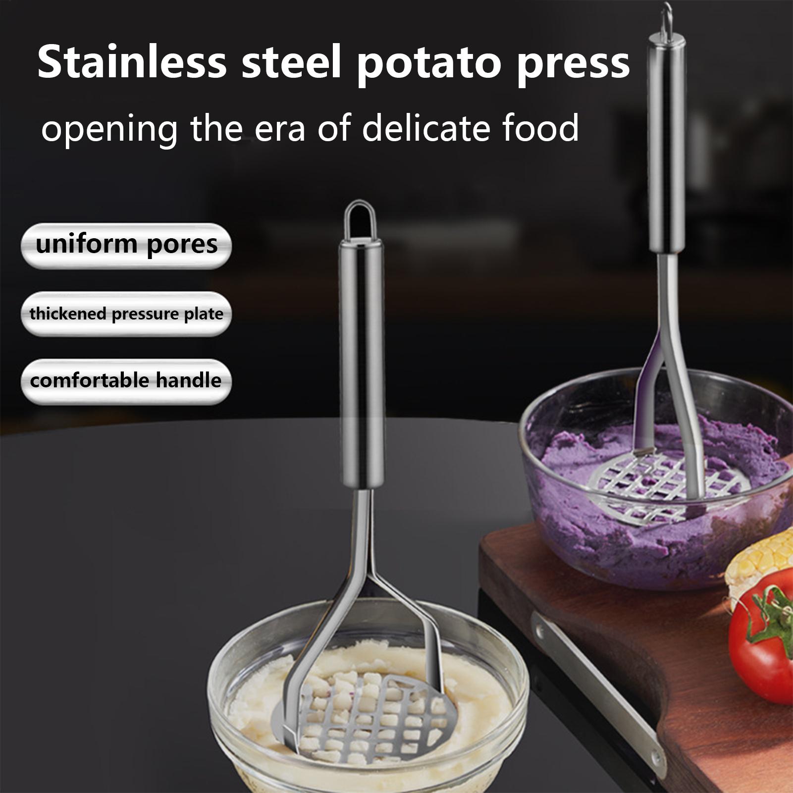 مكبس بطاطس يدوي من الفولاذ الم - مراجعة Potato Masher Ricer وسعره