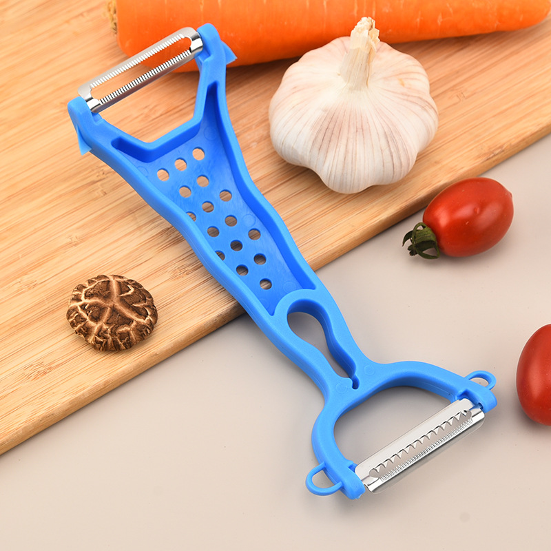 الجزرة مبشرة قطاعة الخضراوات ا - مراجعة Household Kitchen Gadgets Vegetable Cutter Silk Cutter وسعره