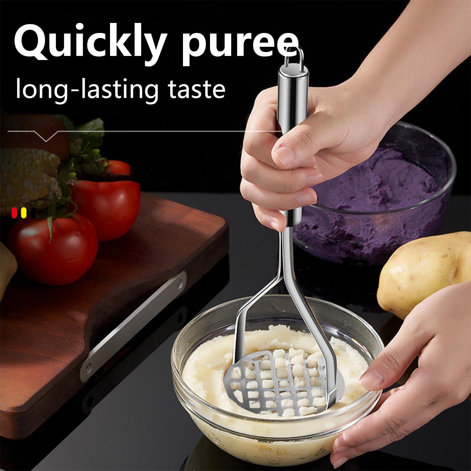 مكبس بطاطس من الفولاذ المقاوم  - مراجعة Potato Masher Ricer وسعره