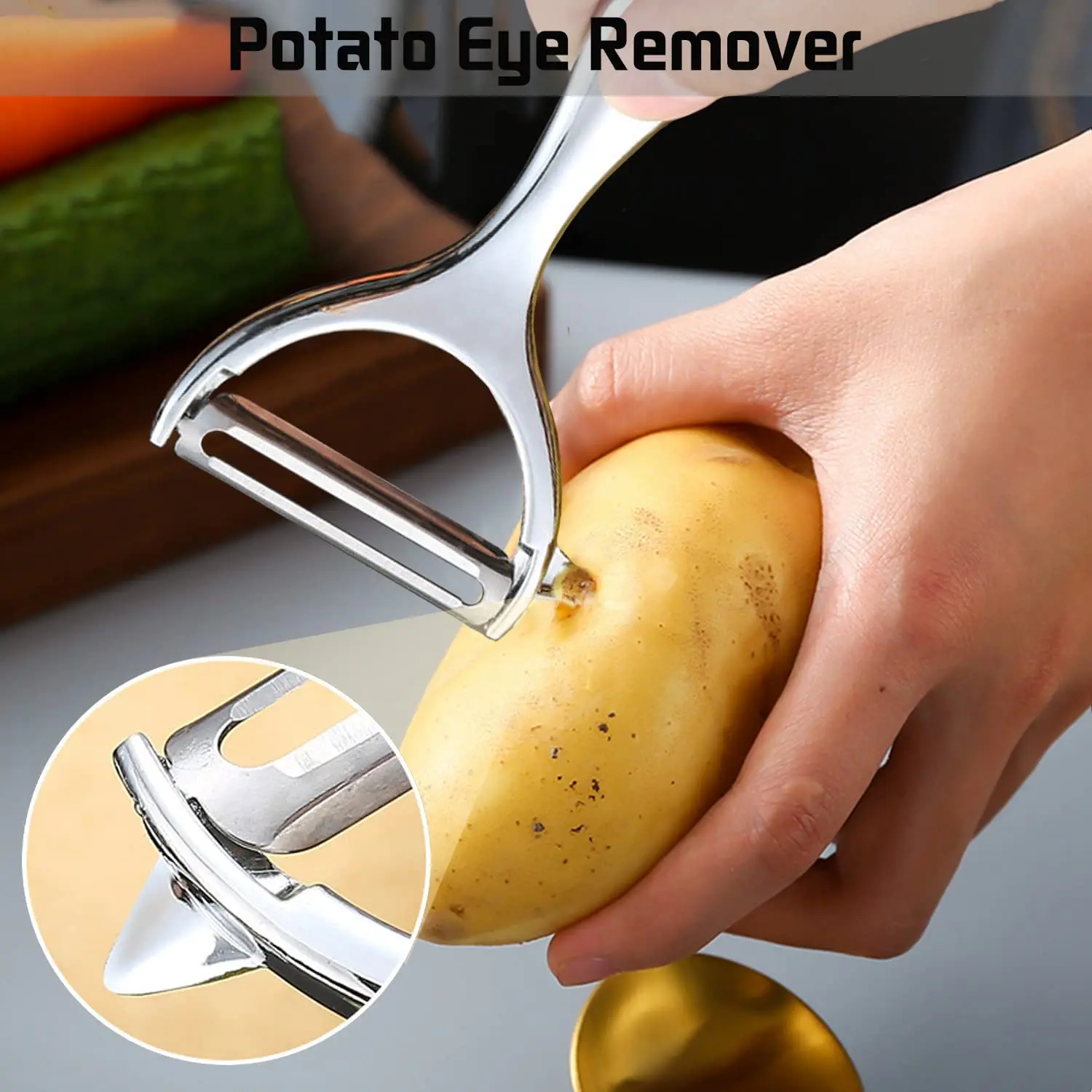 الفولاذ المقاوم للصدأ الخضار م - مراجعة Household Kitchen Gadgets Vegetable Cutter Silk Cutter وسعره