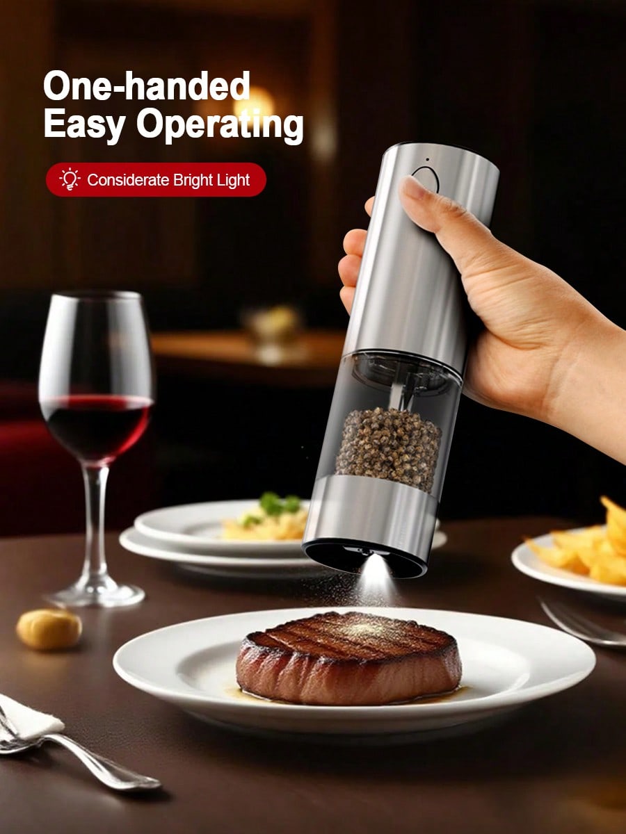 مجموعة مطحنة ملح وفلفل كهربائي - مراجعة Kitchen Gadgets Ideas وسعره