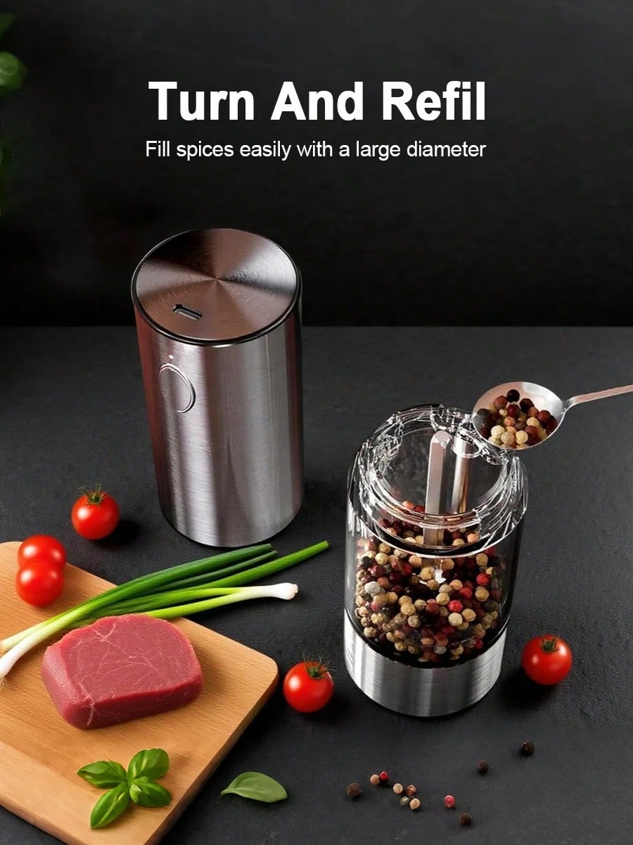 مجموعة مطحنة ملح وفلفل كهربائي - مراجعة Kitchen Gadgets Ideas وسعره