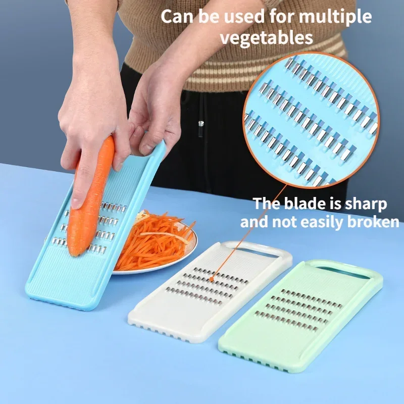 مبشرة الخضار القطاعة الجزرة ال - مراجعة Household Kitchen Gadgets Vegetable Cutter Silk Cutter وسعره
