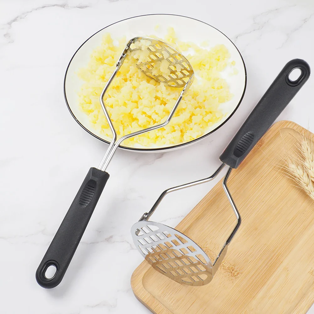 هراسة بطاطس يدوية من الفولاذ ا - مراجعة Potato Masher Ricer وسعره