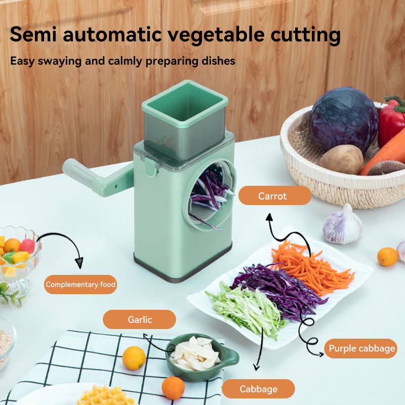 قطاعة خضروات متعددة الوظائف لل - مراجعة Household Kitchen Gadgets Vegetable Cutter Silk Cutter وسعره