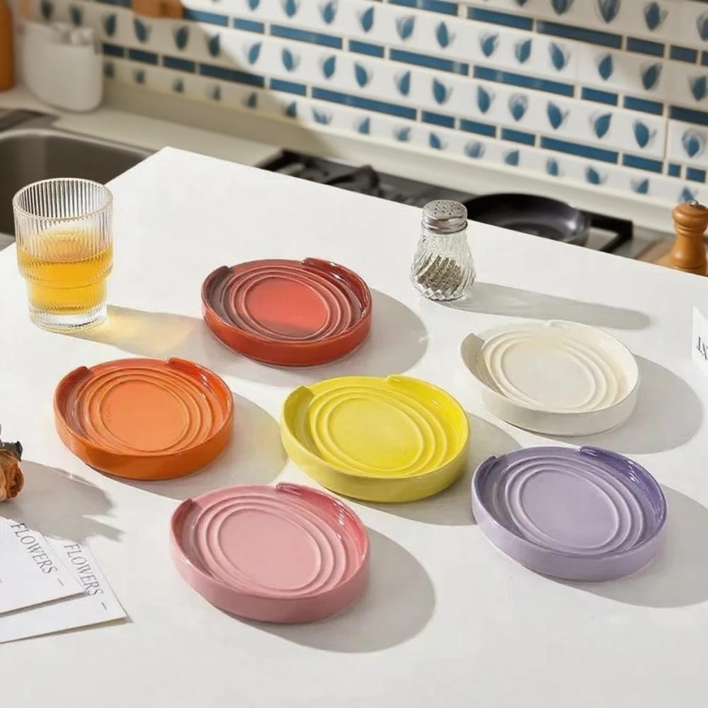 مسند ملعقة بورسلين، حامل أواني - مراجعة Kitchen Helper Gadgets وسعره