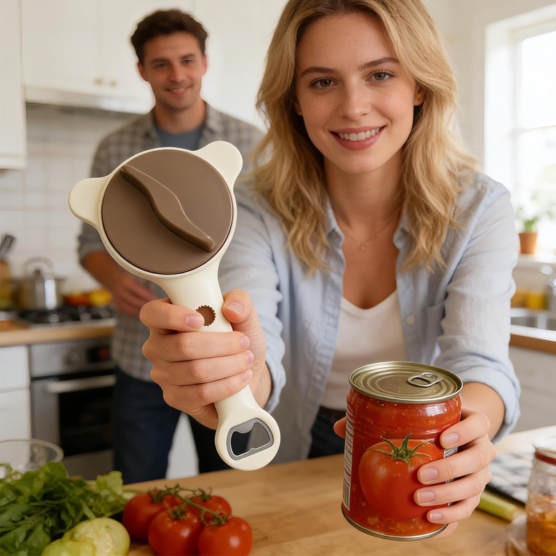 فتاحة زجاجات بمقبض طويل مانع ل - مراجعة Kitchen Helper Gadgets وسعره