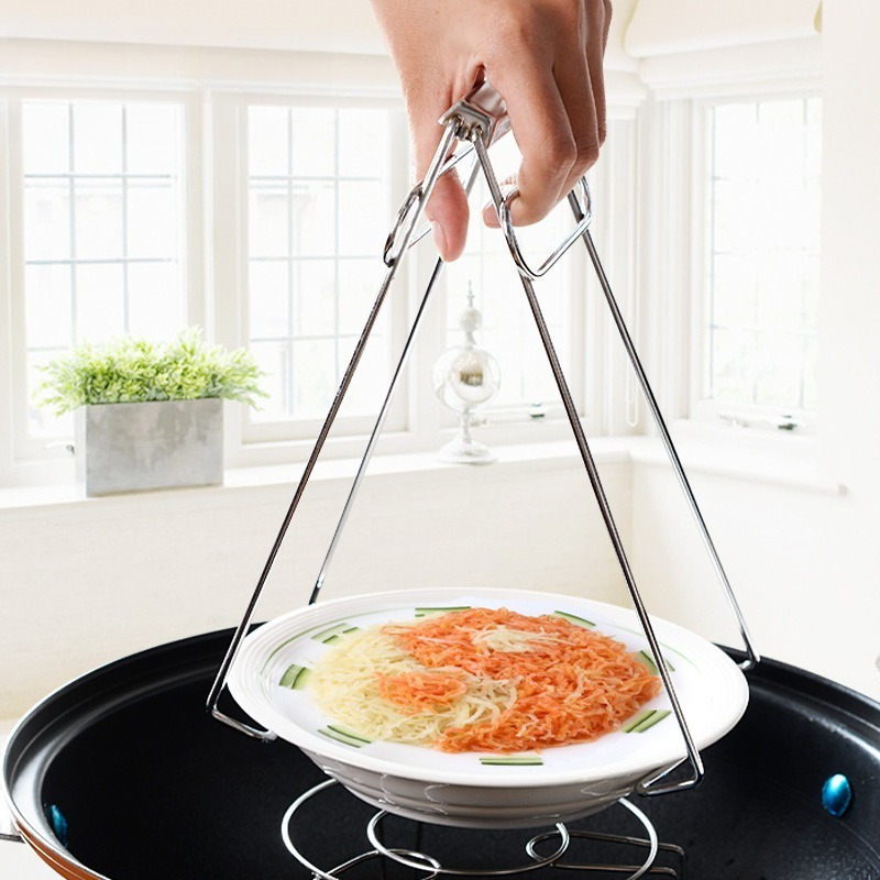 مشبك مانع للانزلاق للأطباق الس - مراجعة Kitchen Helper Gadgets وسعره