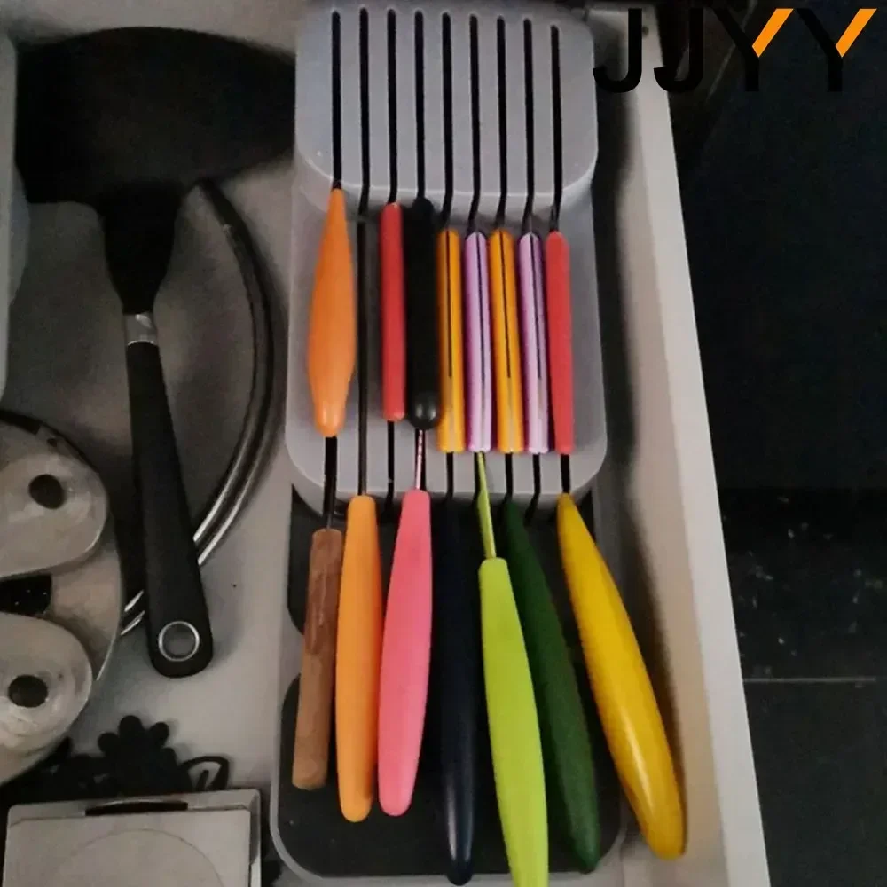 JJYY جديد عملي درج منظم السكاك - مراجعة Kitchen Gadgets Storage Ideas وسعره
