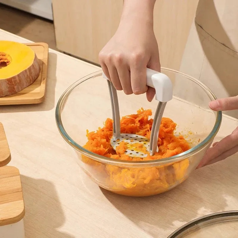 هراسة بطاطس يدوية متينة، مكبس  - مراجعة Potato Masher Ricer وسعره