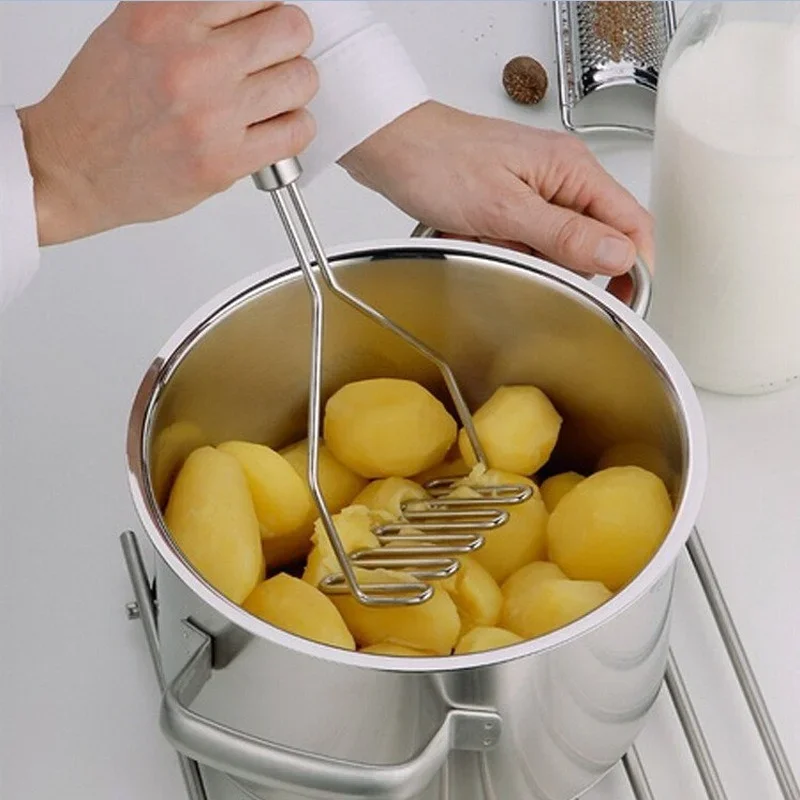 قطعة واحدة من أدوات المطبخ الم - مراجعة Potato Masher Ricer وسعره