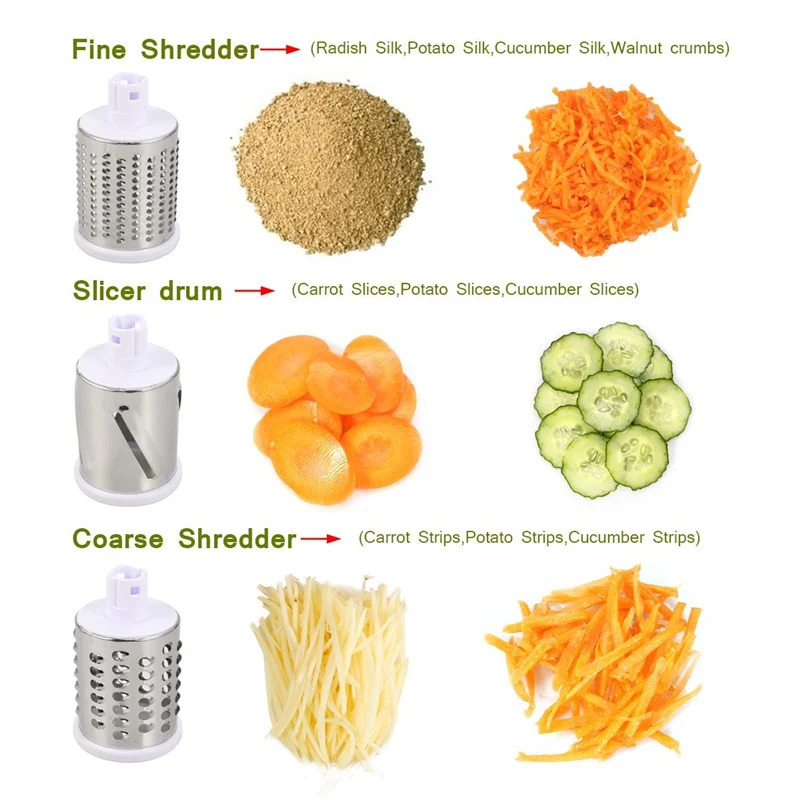 مبشرة جبن يدوية دوارة لتقطيع ا - مراجعة Household Kitchen Gadgets Vegetable Cutter Silk Cutter وسعره
