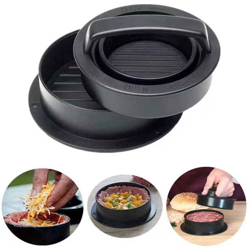 جولة همبرغر برغر الصحافة لحوم  - مراجعة Kitchen Helper Gadgets وسعره