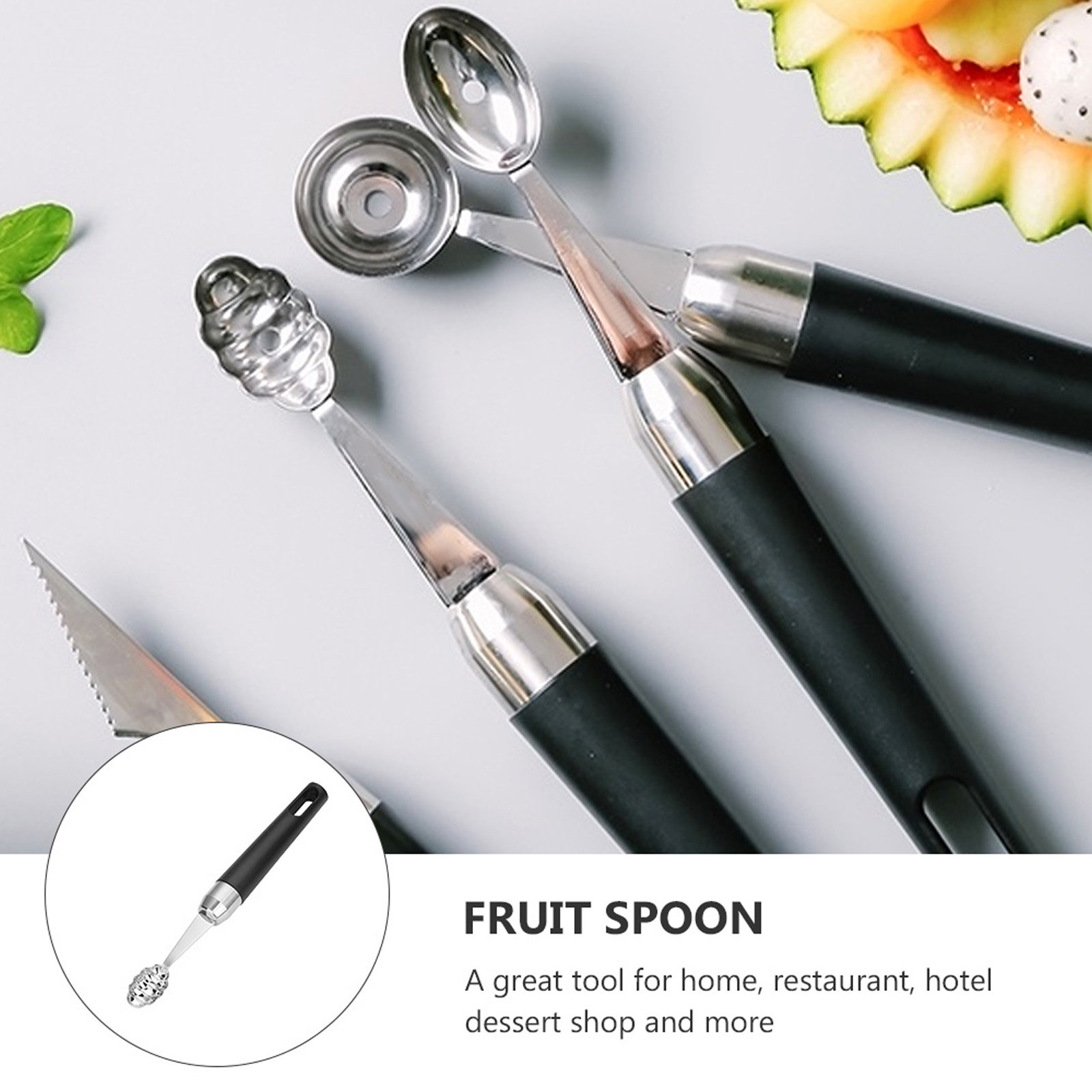 ملعقة فواكه من الفولاذ المقاوم - مراجعة Kitchen Gadgets Kitchen وسعره