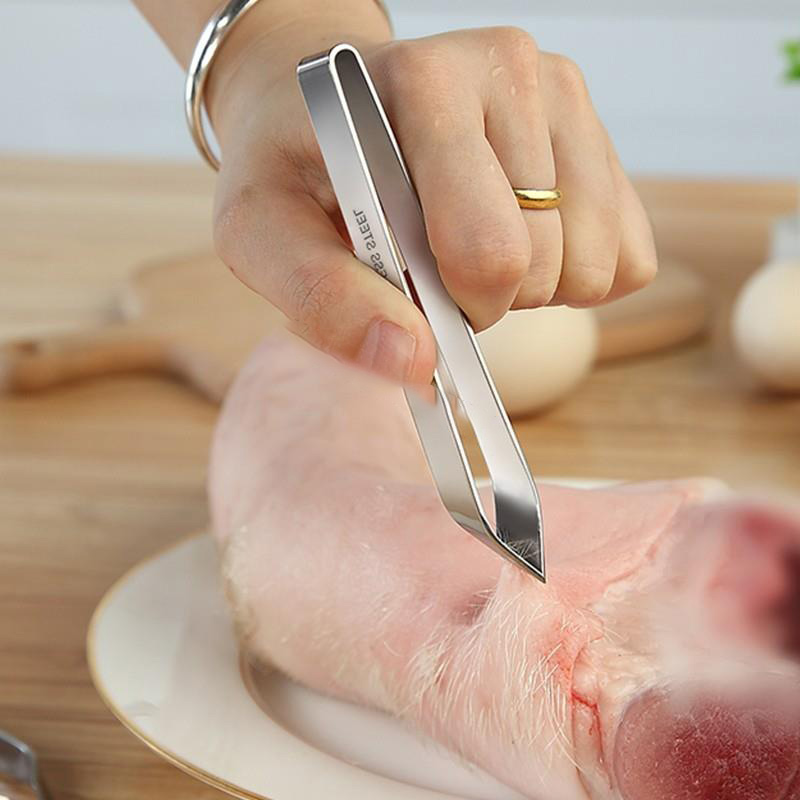 ملقط مسطح ومائل من الفولاذ الم - مراجعة Kitchen Helper Gadgets وسعره