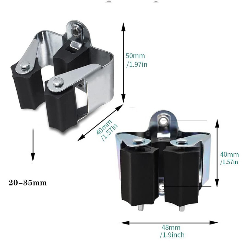 حامل مكنسة وممسحة معدني شديد ا - مراجعة Kitchen Gadgets Storage Ideas وسعره